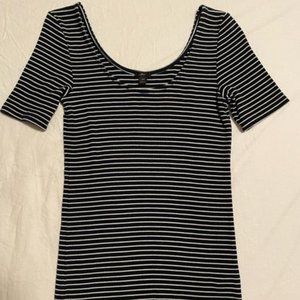 J.Crew Double Scoop Neck Tee